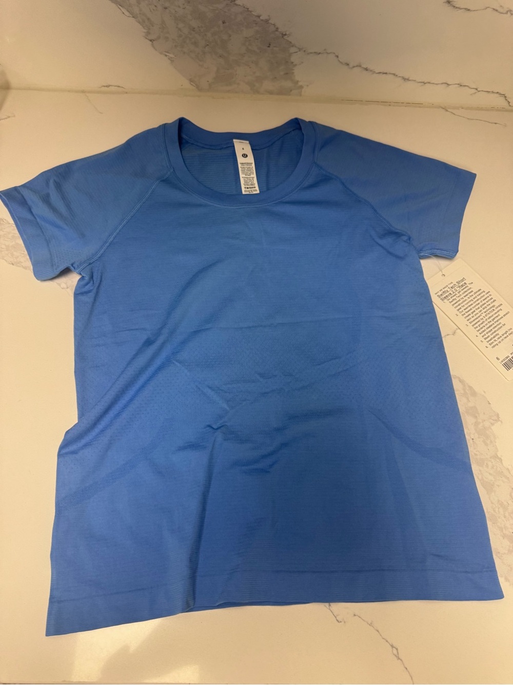 lululemon athletica Short Sleeve Tee in Light Blue